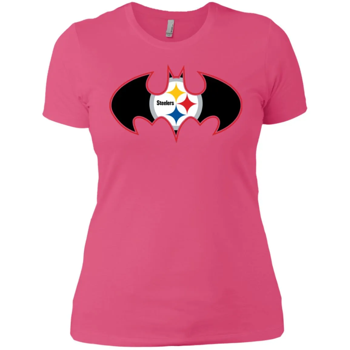 We Are The Pittsburgh Steelers Batman Nfl Mashup Women Cotton T-Shirt