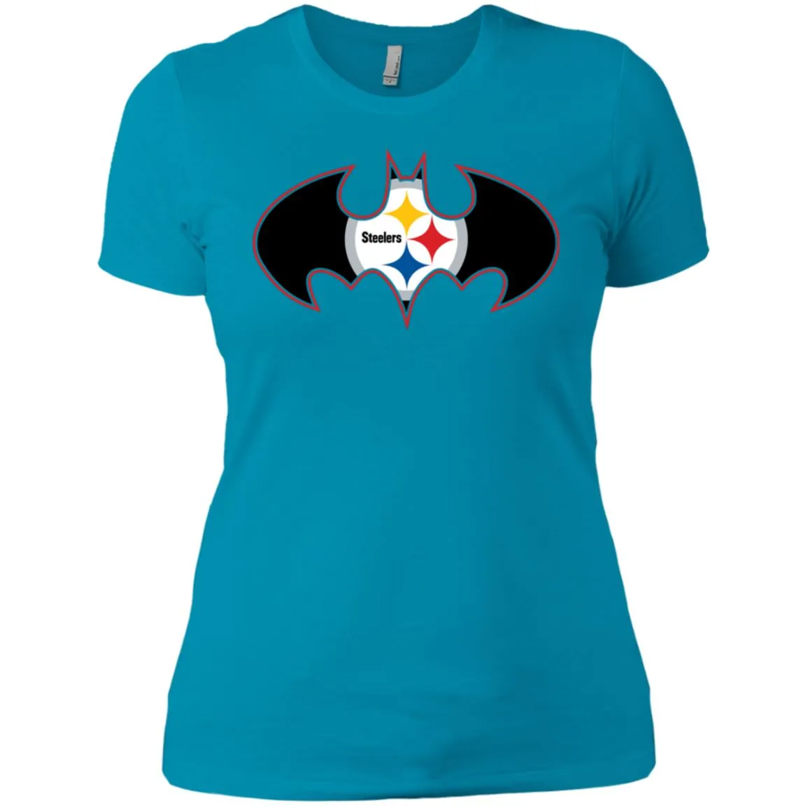 We Are The Pittsburgh Steelers Batman Nfl Mashup Women Cotton T-Shirt