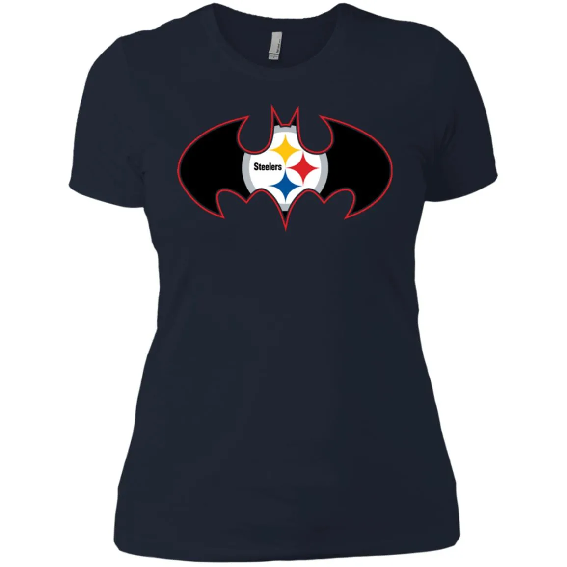 We Are The Pittsburgh Steelers Batman Nfl Mashup Women Cotton T-Shirt