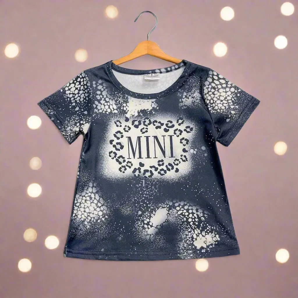 Women and Girls Cheetah Shirts Matching Mom and Me Tops