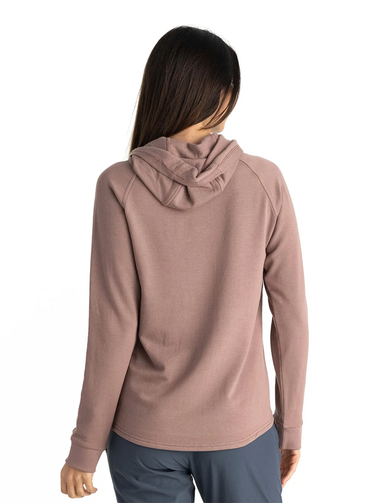 Women's Bamboo Lightweight Fleece Hoodie - Canyon