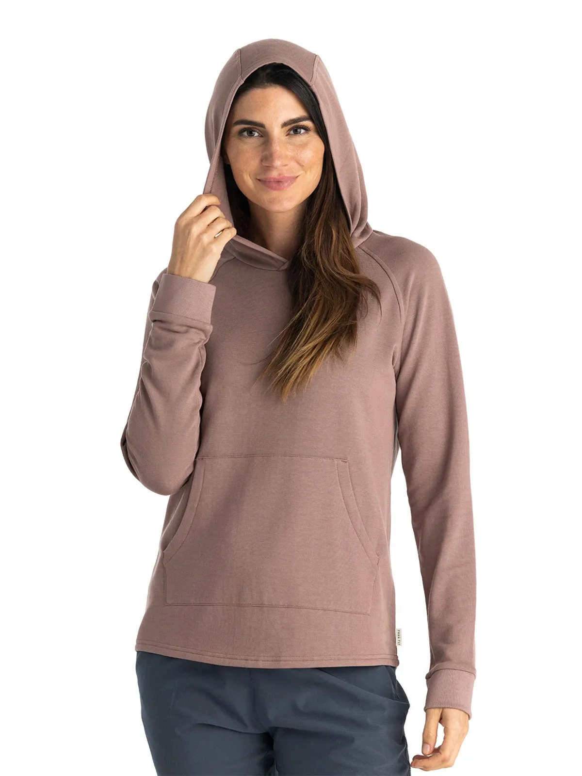 Women's Bamboo Lightweight Fleece Hoodie - Canyon