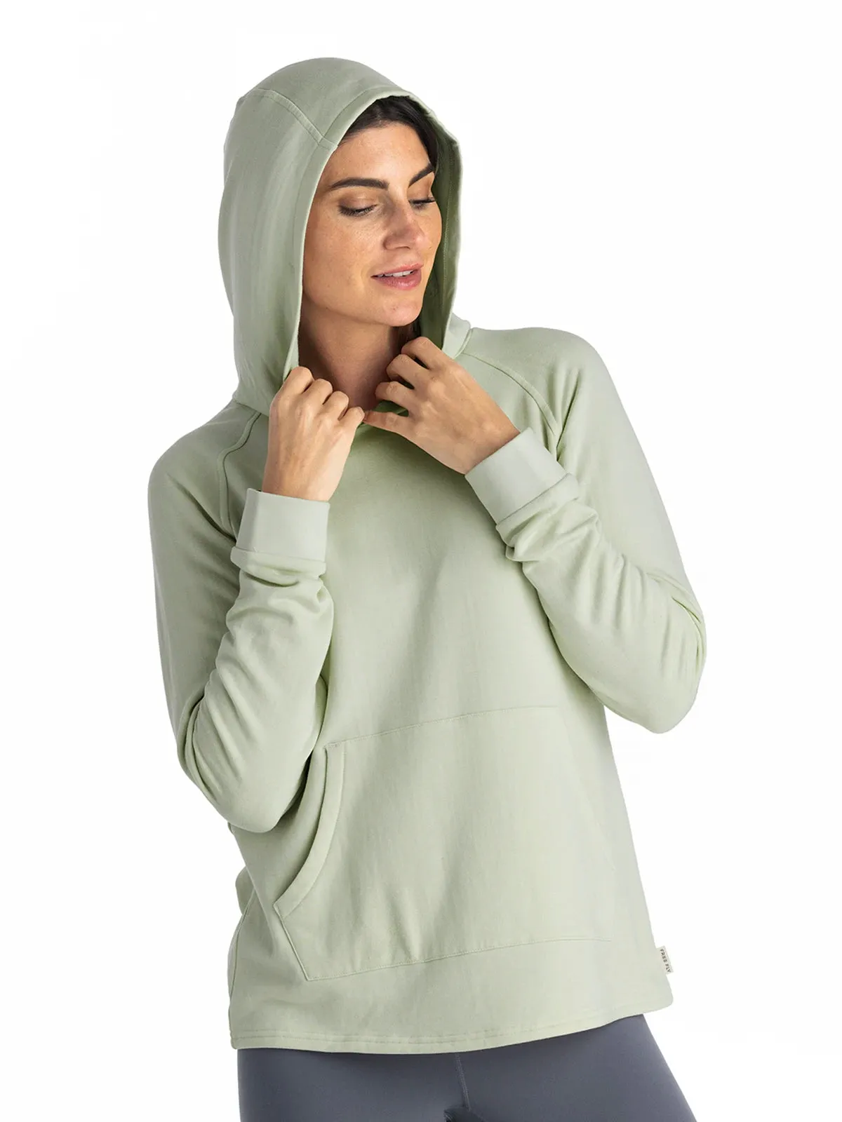 Women's Bamboo Lightweight Fleece Hoodie - Desert Sage