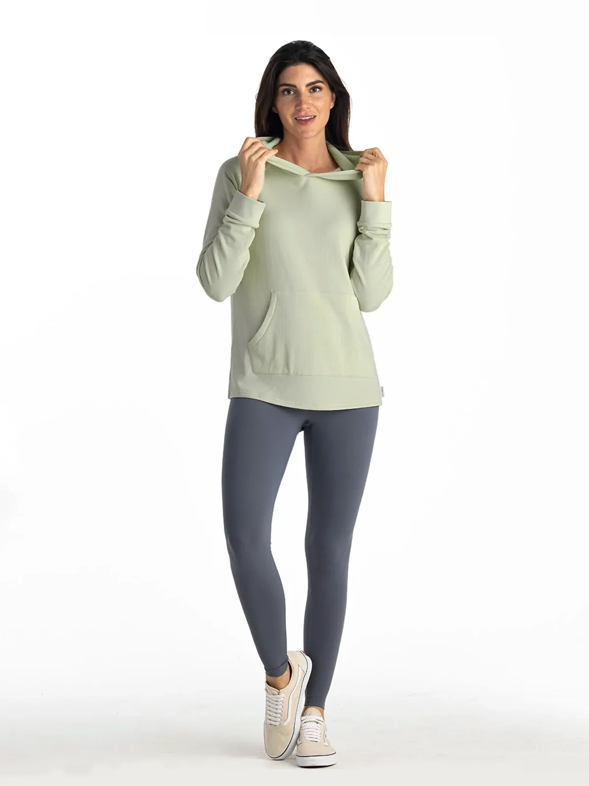 Women's Bamboo Lightweight Fleece Hoodie - Desert Sage