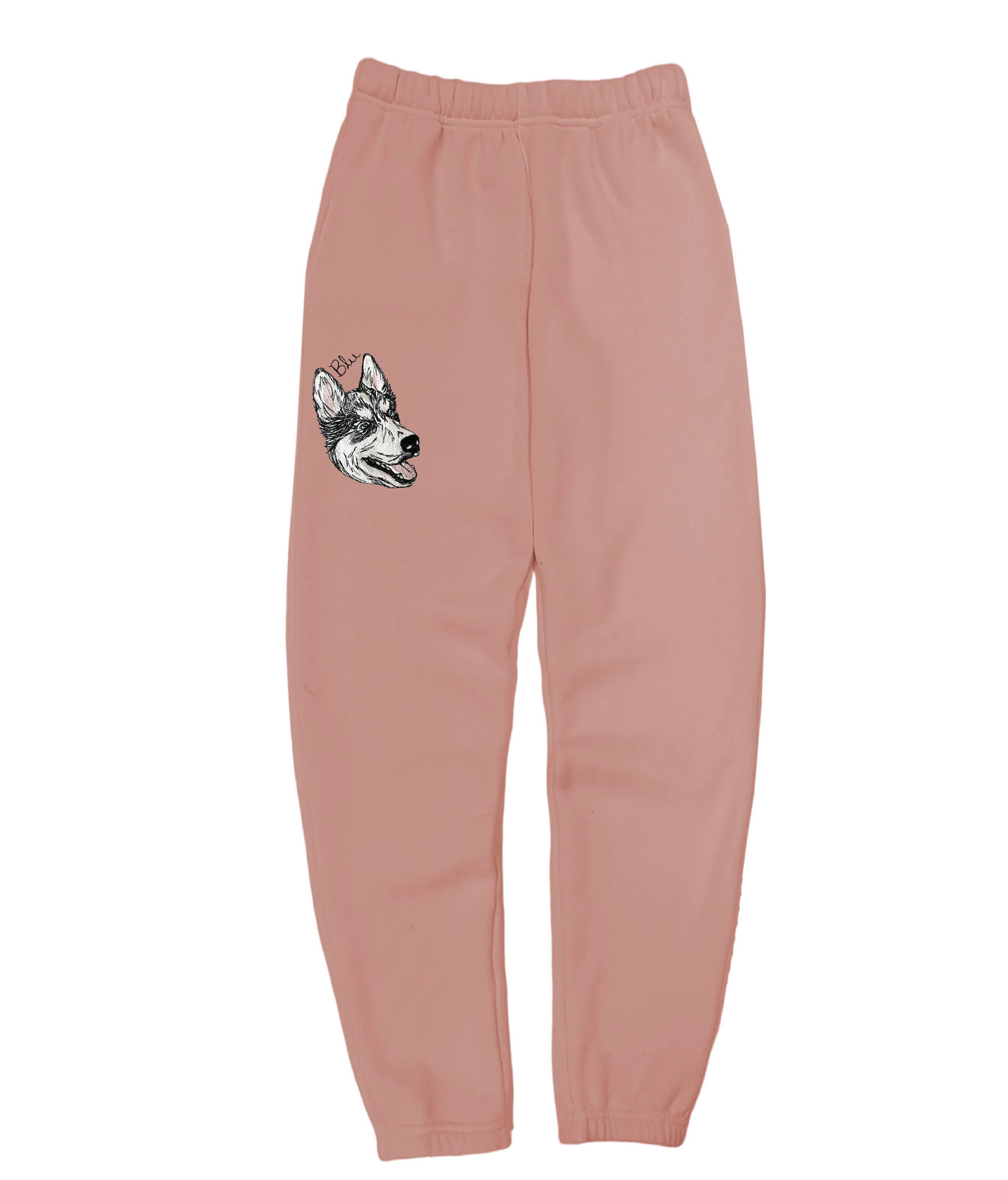 Women's Doodle Style Custom Pet Portrait Classic Sweatpants