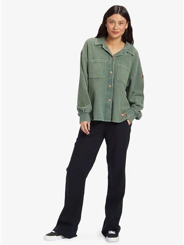 Women's Off Duty Knit Shacket Overshirt