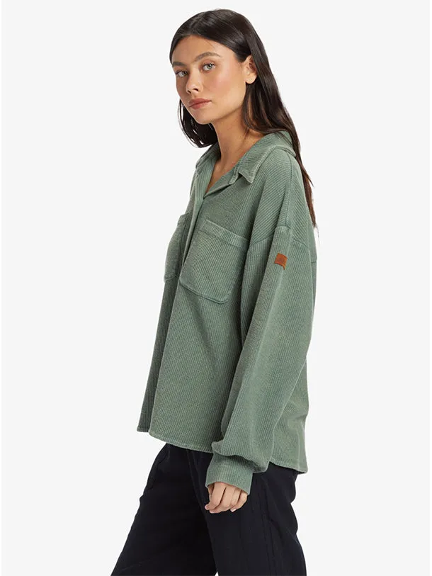 Women's Off Duty Knit Shacket Overshirt