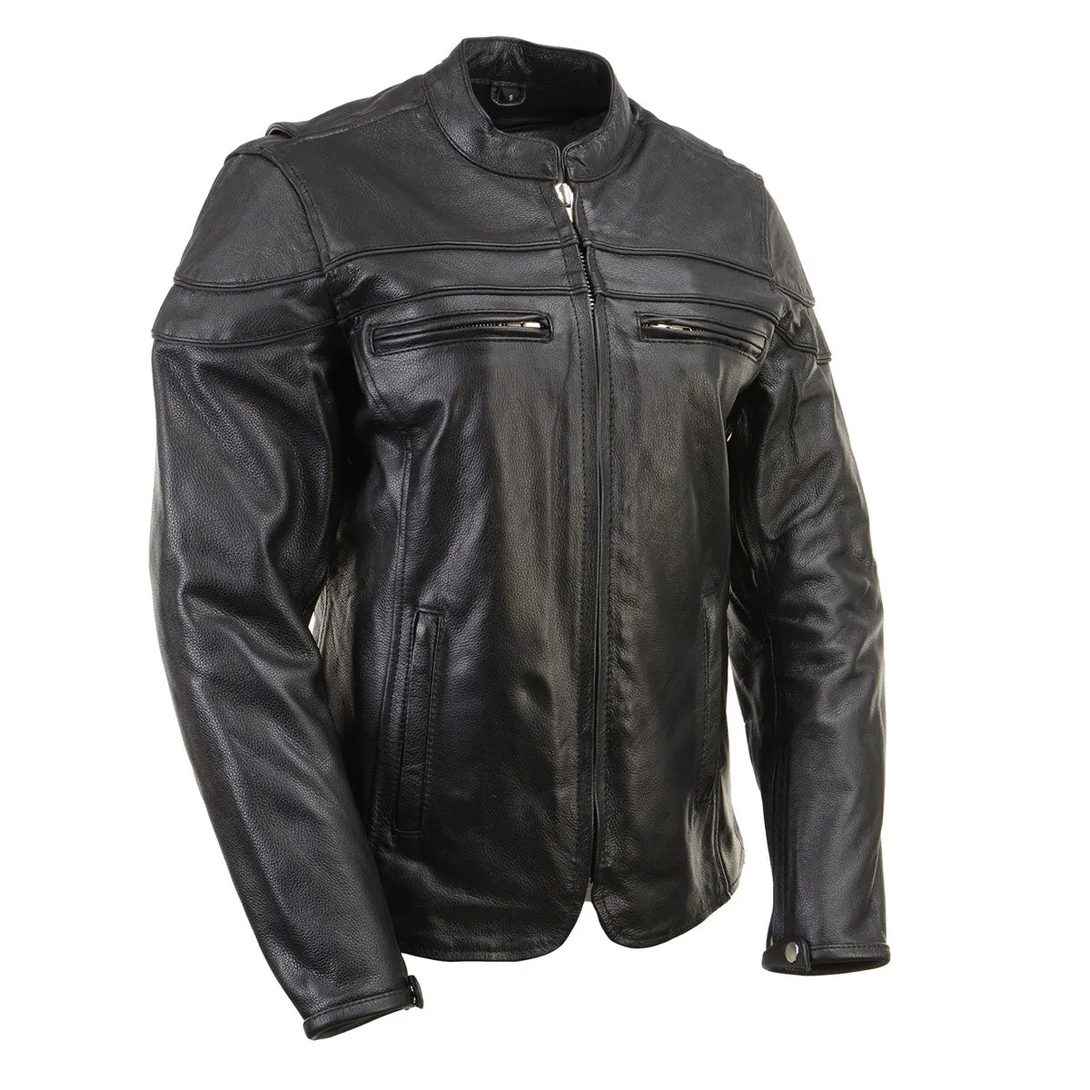 Xelement XS6332 Women's 'Road Queen' Black Premium Leather Motorcycle