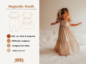 Youth Magnolia Romper, Dress and Tunic